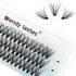 Cluster Eyelashes 0.07mm Thickness Individual Lashes 12-16mm C&D Curl 3 Row